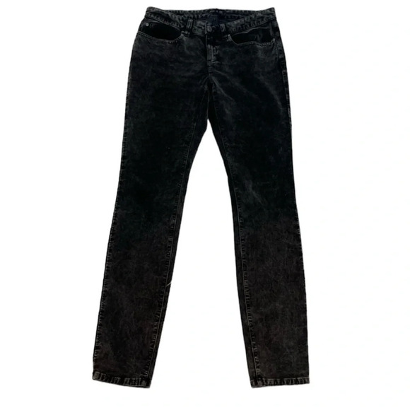 Eileen Fisher Acid Wash Velvet Skinny Pants Casual Women’s Minimalist 4 - Picture 2 of 11